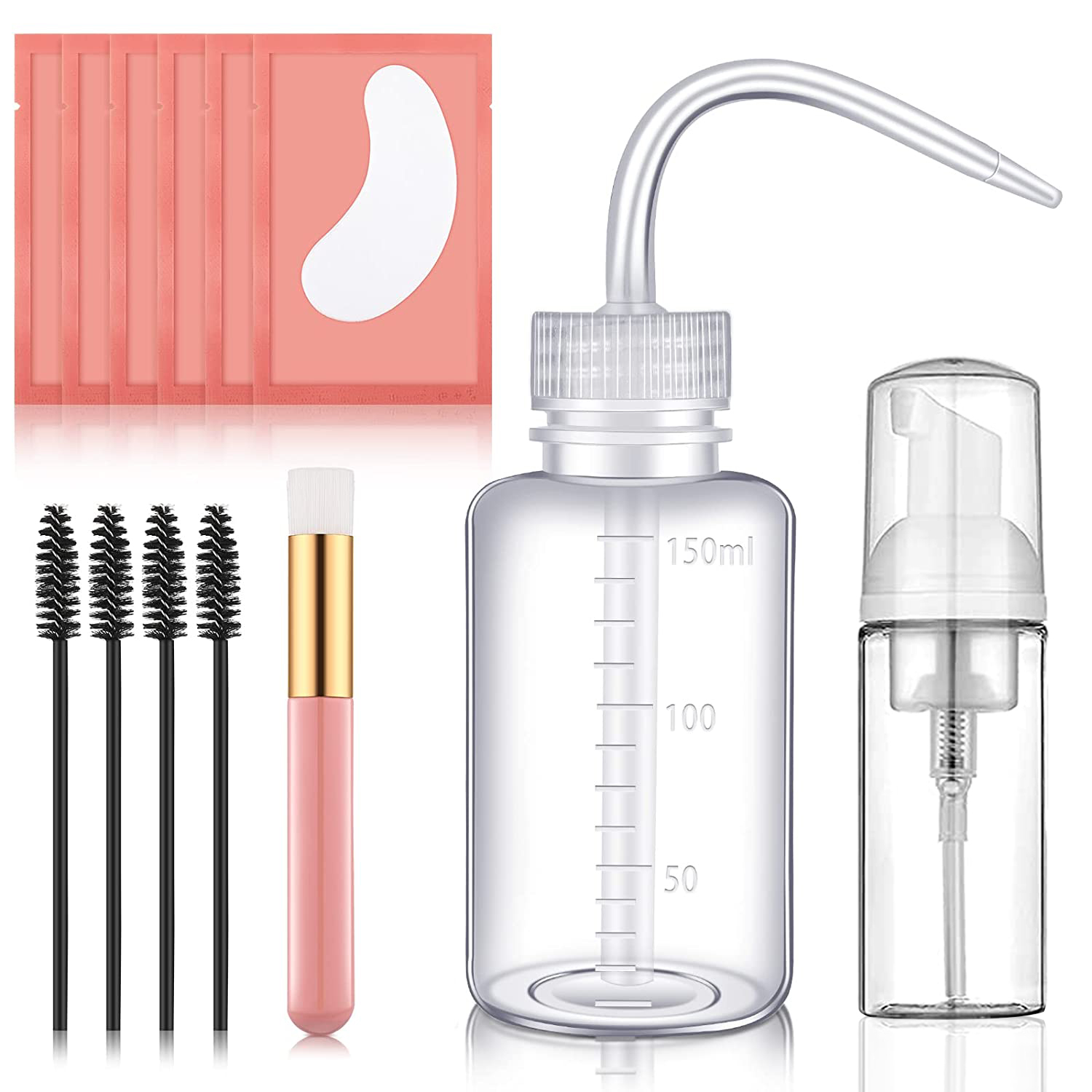 まつげエクステンションクリーニングキットラッシュシャンプーブ - Eyelash Extension Wash Kit のレビューと価格