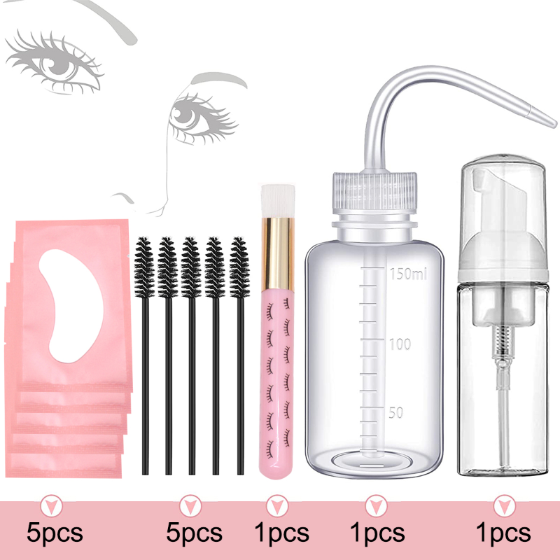 13 個まつげエクステンションクリーニングキット 5 in  - Eyelash Extension Wash Kit のレビューと価格