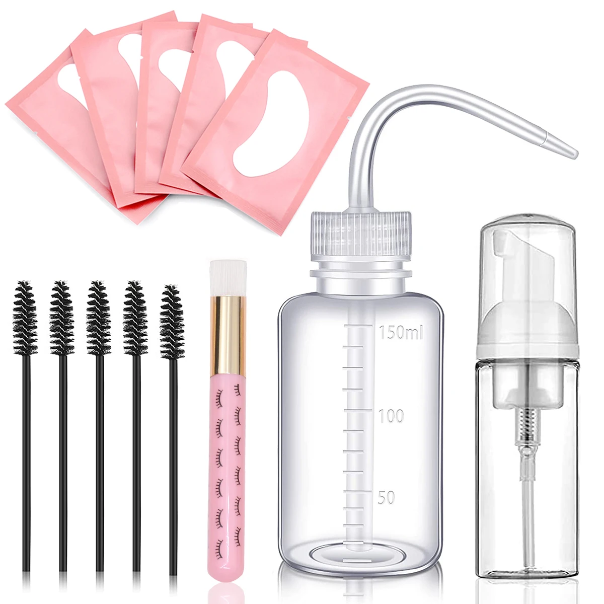 13 個まつげエクステンションクリーニングキット 5 in  - Eyelash Extension Wash Kit のレビューと価格