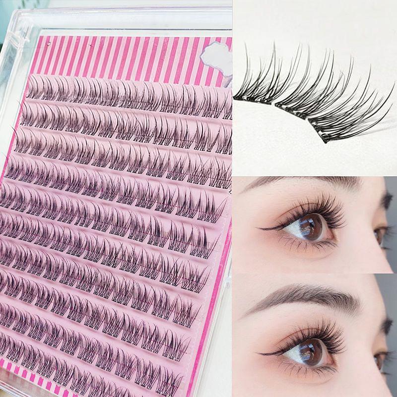 11-13 ミリメートル DIY 黒自己粘着つけまつげ優しい - Eyelash Extension No 11 のレビューと価格
