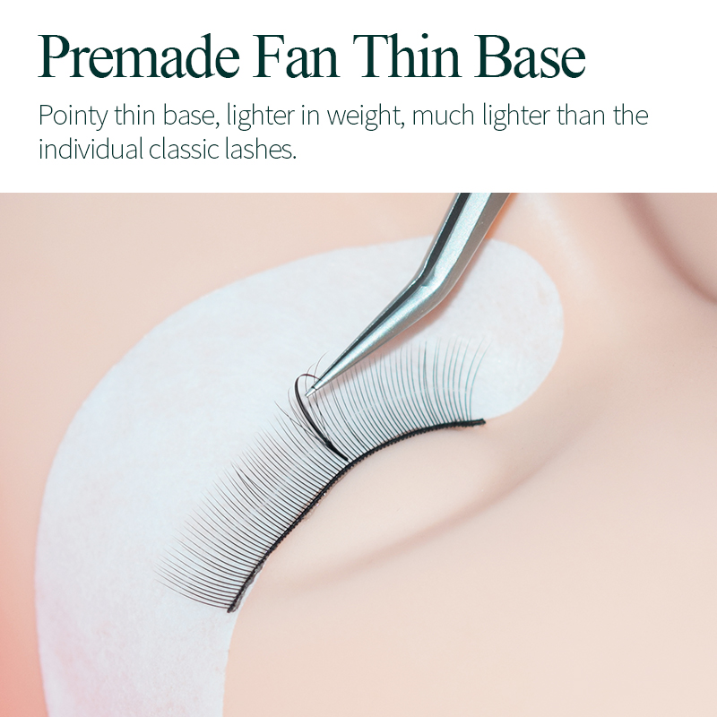 ハイブリッドファンつけまつげ,5D,手作り,ナチュラル,ボリ - Eyelash Extension Hybrid のレビューと価格