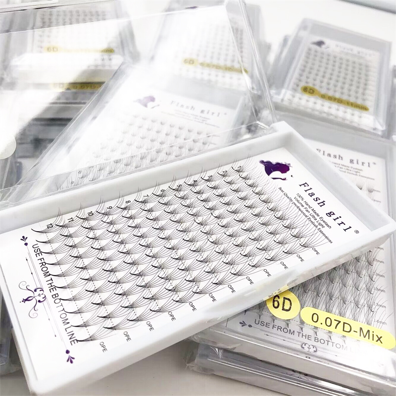 フラッシュガール 最高品質 プレメイドファン ボリュームラッ - Eyelash Extension Single Lash のレビューと価格