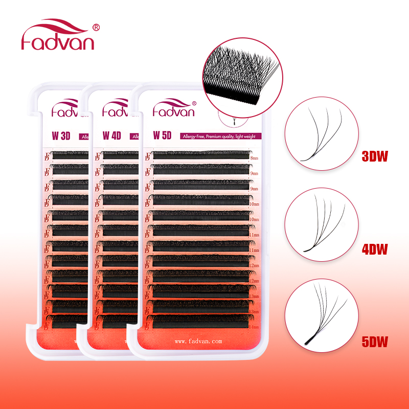 FADVAN W 3D 4D 5D 8-12/8-14mm  - Eyelash Extension Hybrid のレビューと価格