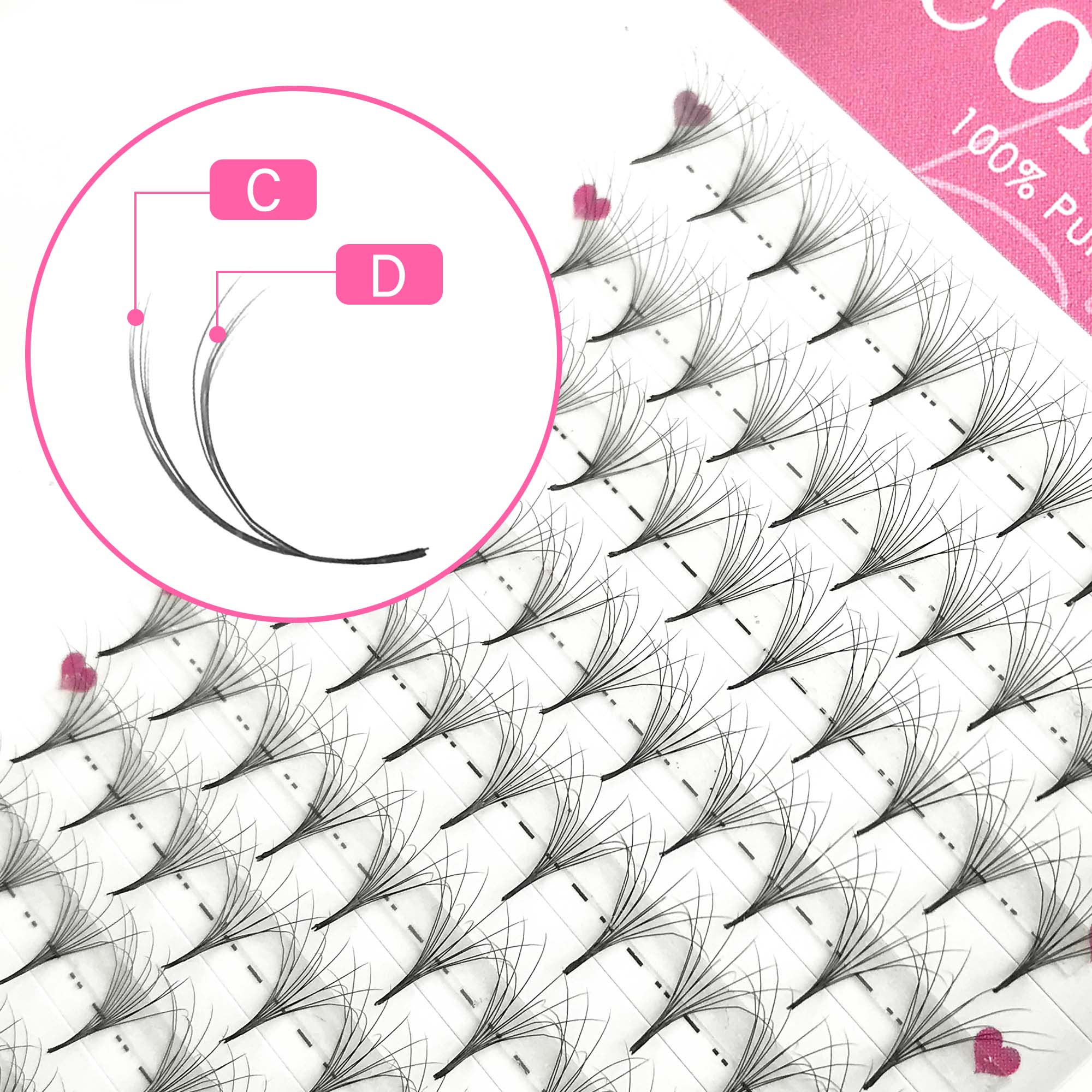 COMANGO かなり2層ふわふわプリメイドボリュームファン - Eyelash Extension Hybrid のレビューと価格