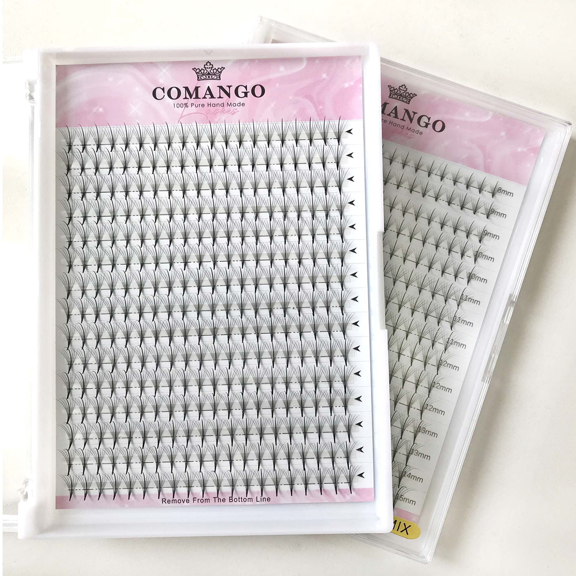 7 D 300 ファン薄い先のとがったベース プリメイド ハ - Eyelash Extension Hybrid のレビューと価格