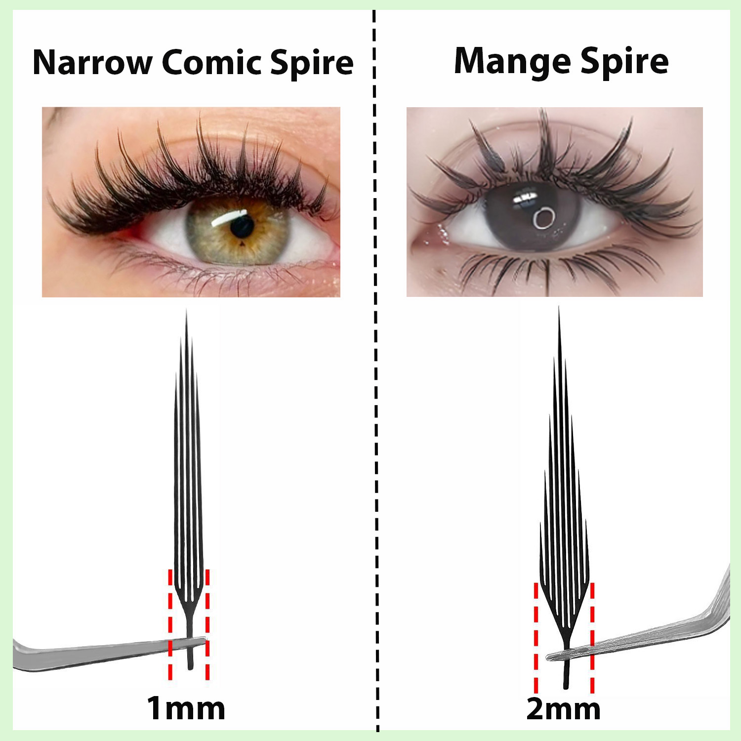 MIOFIA 新コミックスパイアつけまつげ 3D ナローフェ - Eyelash Extension Hybrid のレビューと価格