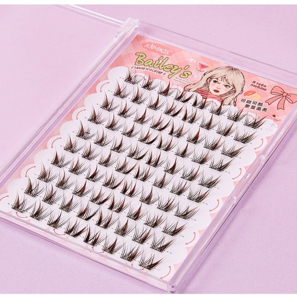 80クラスター 11-12MM セルフ接着式つけまつげ 簡単 - Eyelash Extension No 11 のレビューと価格