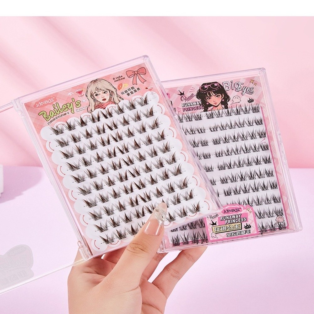80クラスター 11-12MM 自己粘着式つけまつげ ナチュ - Eyelash Extension No 11 のレビューと価格