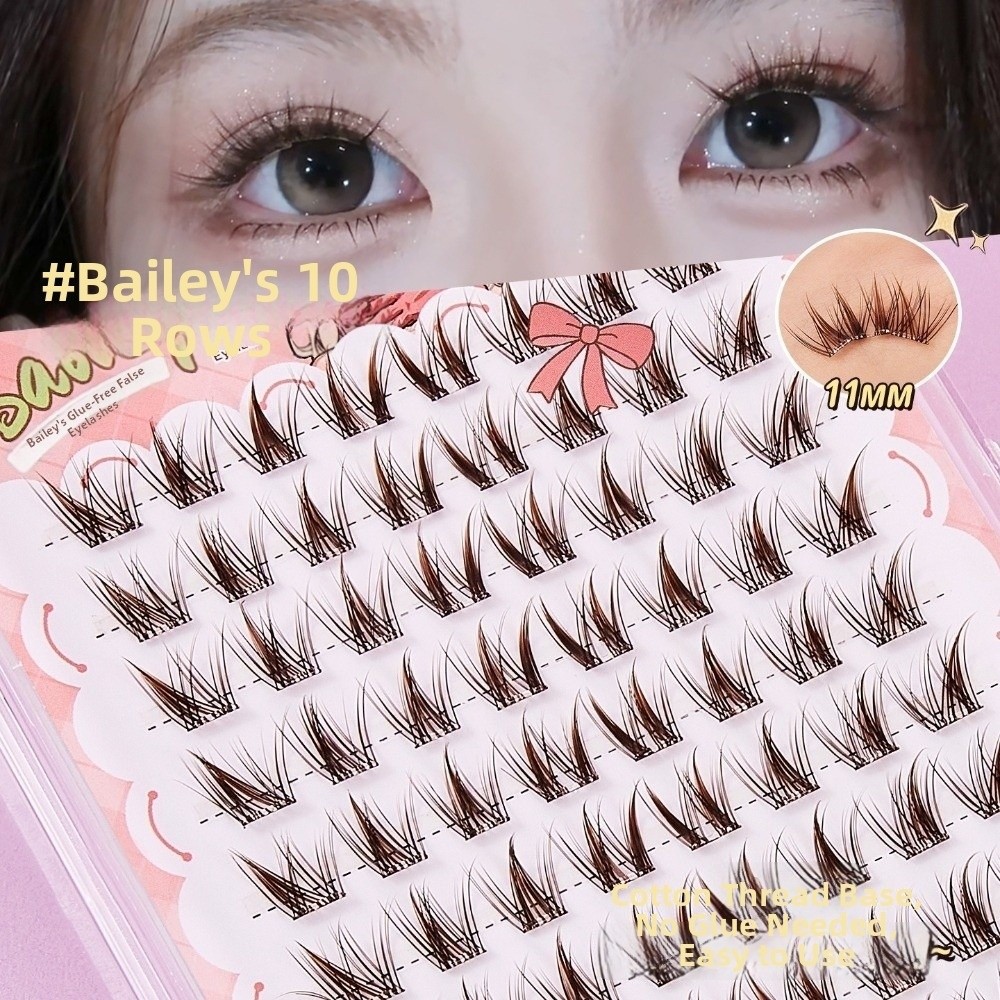 80 クラスター 11-12MM 自己粘着式つけまつげ 簡単 - Eyelash Extension No 11 のレビューと価格